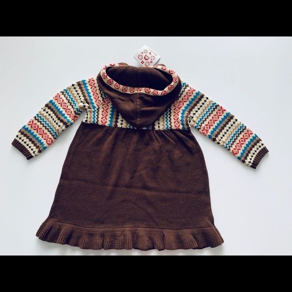 New Hanna Andersson Sweater Dress Sz 90 - Picture 2 of 2